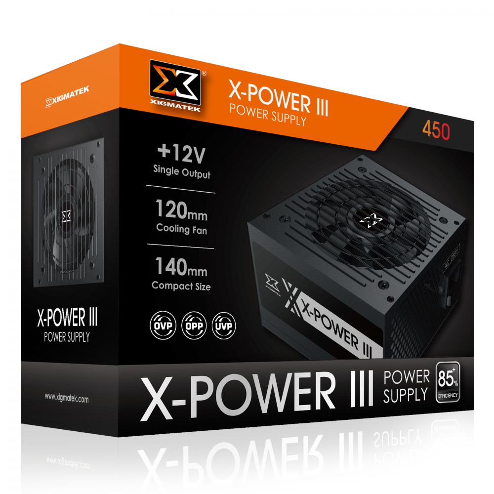 XIGMATEK X-POWER III X-450 (EN45969) - Sản phẩm lý tưởng cho hệ thống  GAME-NET
