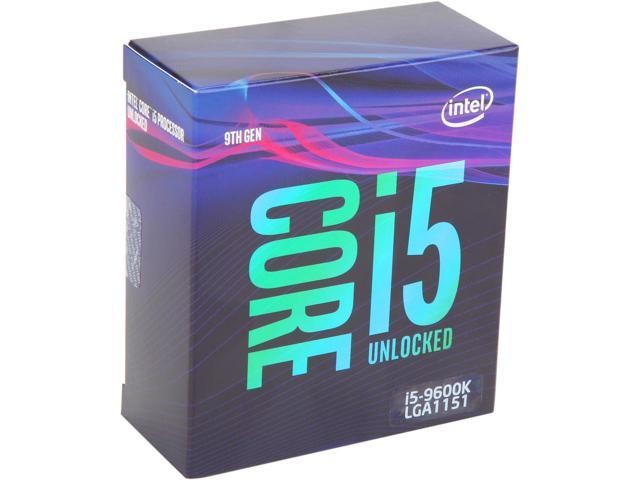 Intel Core i5-9600K Coffee Lake 6-Core 3.7 GHz (4.6 GHz Turbo) LGA 1151