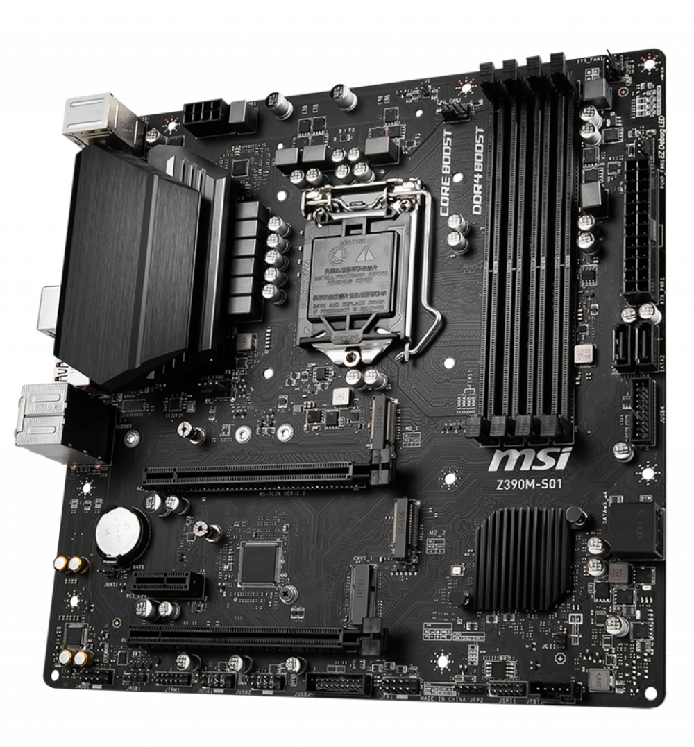 MSI Z390M-S01 LGA1151 - PCパーツ